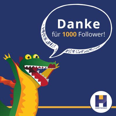 Danke für 1000 Follower