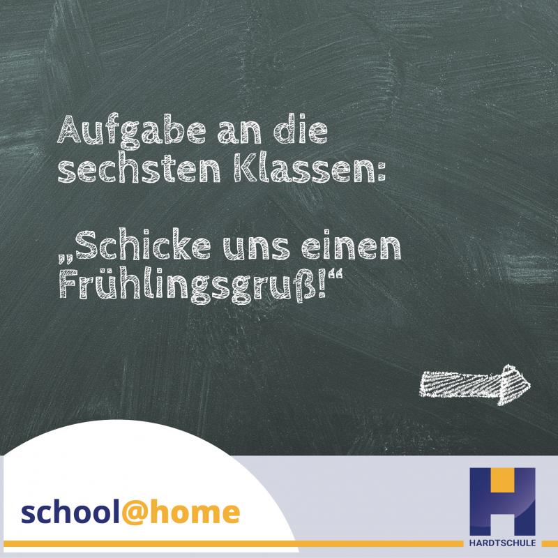 school@home – Frühlingsgrüße