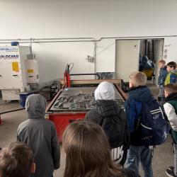 Betriebserkundung in einer Schlosserei